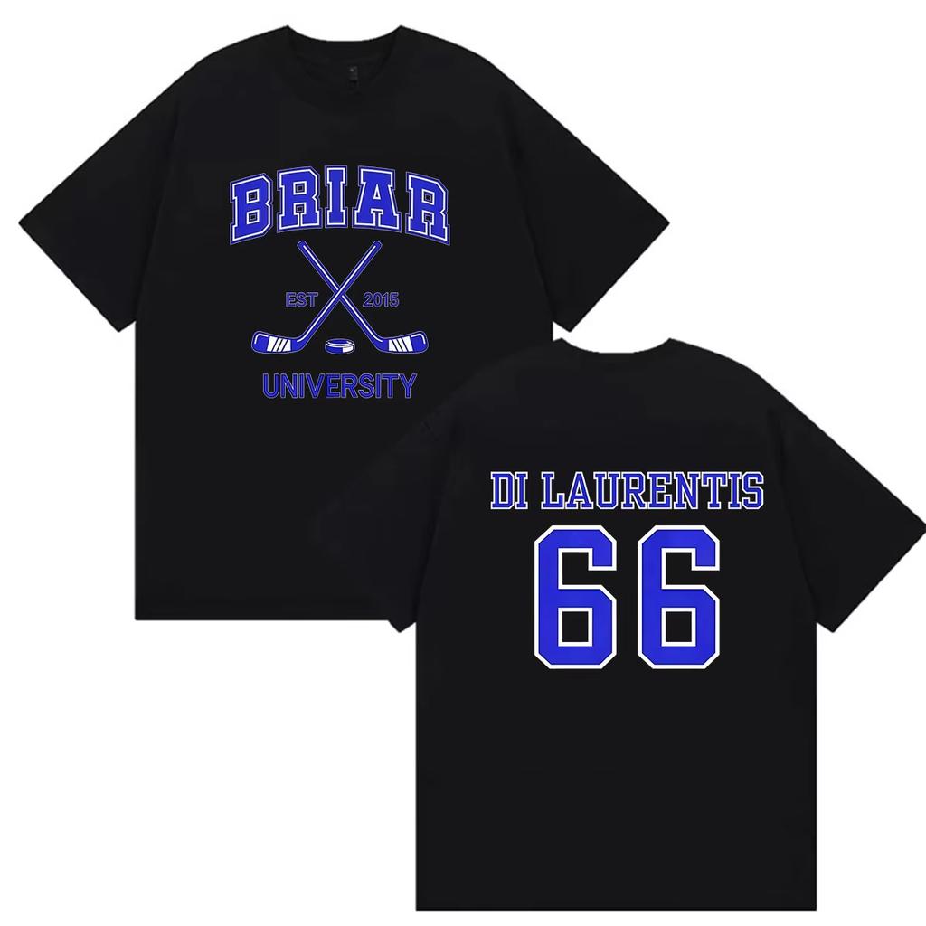 Briar Hockey Graham 44 T Shirts Briar University Off Campus Tv Series Tshirt Unisex Unisex Clothing High Quality Pure Cotton Tees