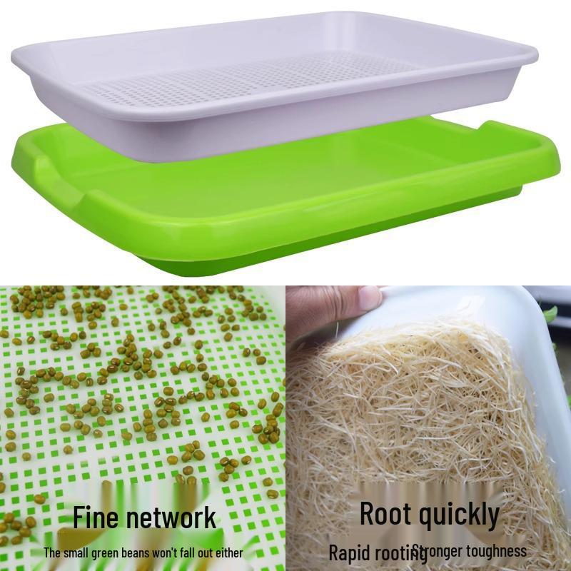Hydroponic Seedling Tray for Soilless Growing: Vegetable, Bean, Wheat, Garlic Cultivation