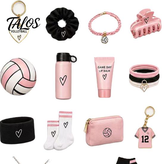 Volleyball Zubehör Set Mädchen Adventskalender, 24-Tage Sport Countdown Box Spieler Geburtstagsgeschenke mit Haargummis Anhängern Socken, Geschenk für Spieler Täglich