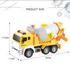 Engineering Vehicle Pneumatic Concrete Cement Mixer Truck Simulation Tank Truck Sound and Light Car Toy