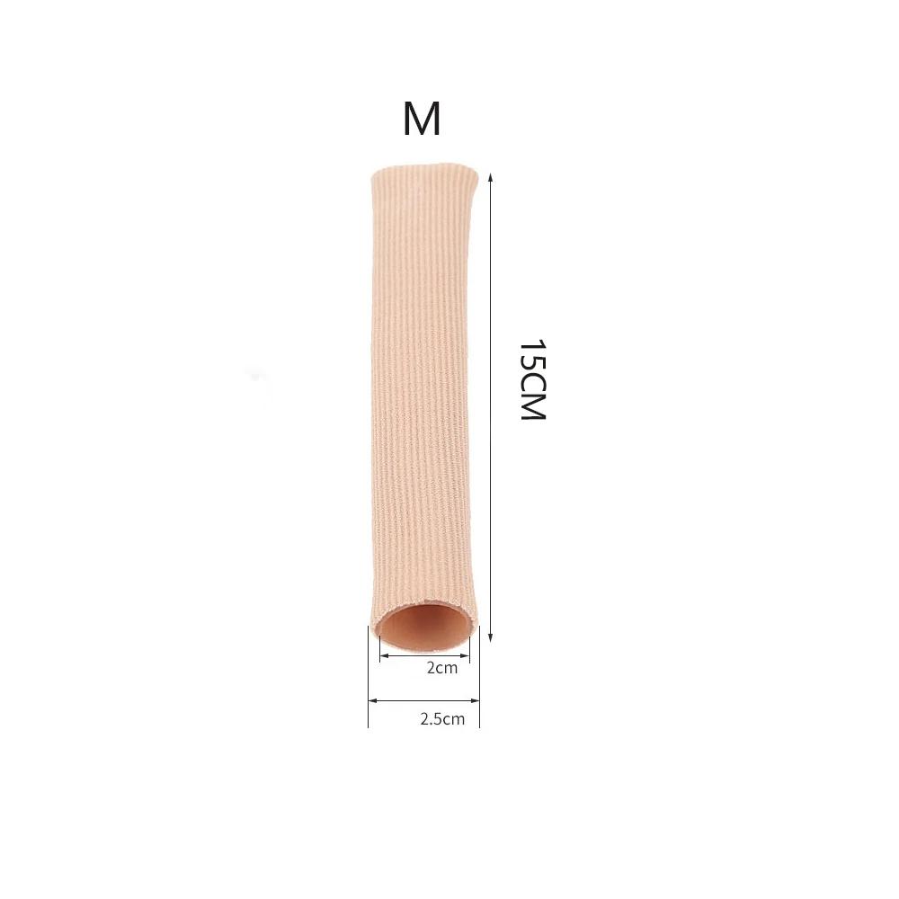 15cm Silicone Tube Toe Gel Protector Cover Finger&Toe's Fabric Gel Bandage Corns Blisters Pain Relief Soft Pads Insoles