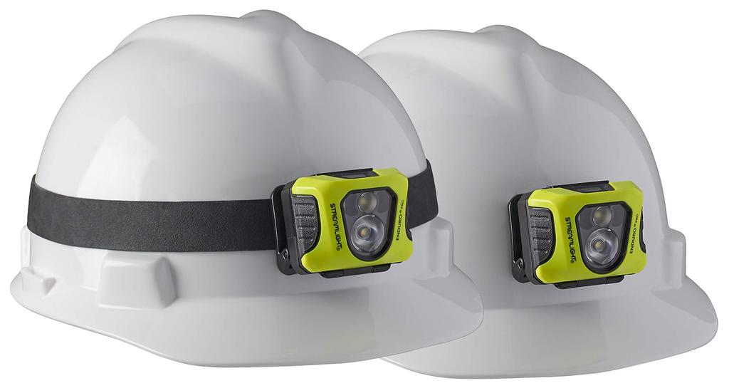 Enduro Pro USB USB Elastic Head Rubber Hard Hat Dual Box Yellow - Cord, Strap, Strap, 3M® Lock® - -