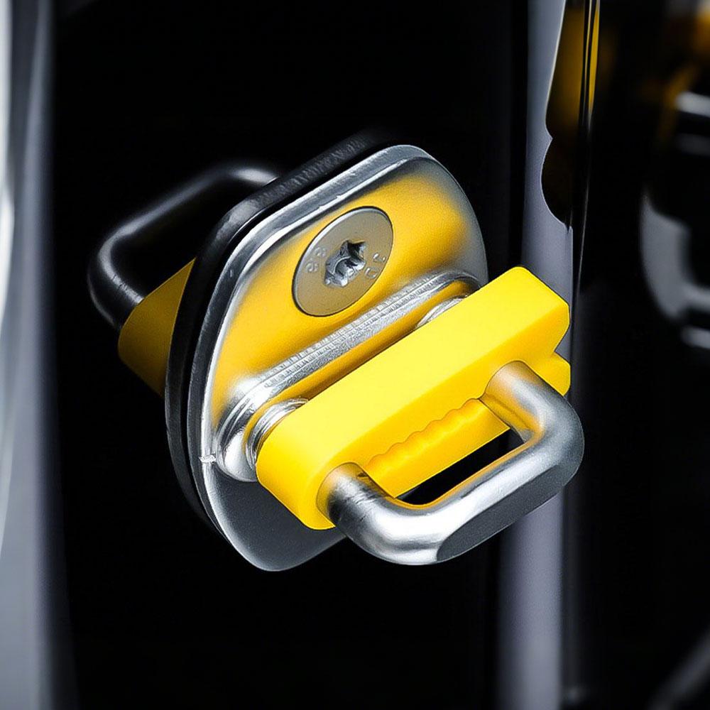 4x Car Door Lock Damper Buffer for Renault Toyota Nissan VW Hyundai KIA Peugeot Car Sound Deadener Seal Shock-Absorbing Pads