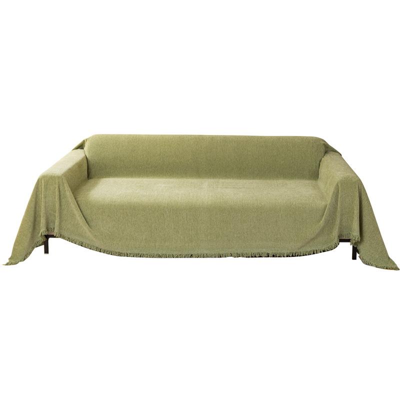 Herringbone Sofa Cover Towel Chenille Full Covered Anti-Scratching Non-Slip Sofa Cover Universal Cushion Blanket Sofa Cover