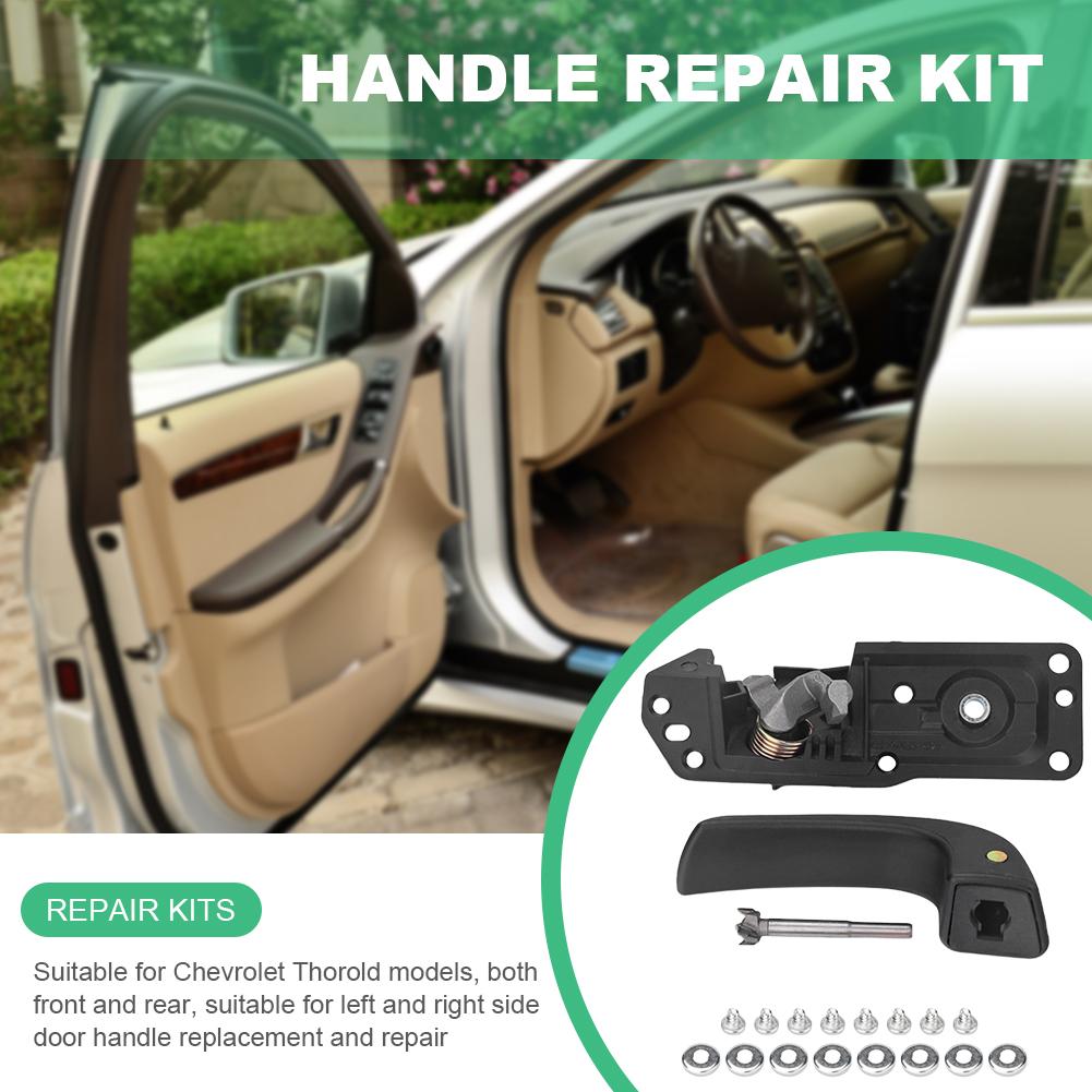 Kit de réparation de poignée de porte intérieure de voiture 20833606 20833602, Kit de remplacement de poignée de porte gauche droite pour Chevy Silverado 1500 2500 07-13