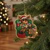 Decorative Beads for Crafts Christmas Hanging Faux Pearl Art Kit Adult, DIY Bead Painting Ornament, Handmade Holiday Craft Set Tree Home Decor