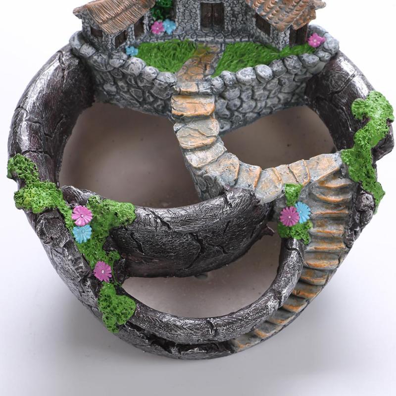 Succulent Plants Planter Flowerpot Resin Flower Pot Desktop Potted Holder Home Garden Decoration Plants Holder