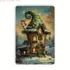 6PCS Funny Metal Signs, Vintage Style Tin Poster Collection for Home, Farmhouse,  Holiday Party Decor!