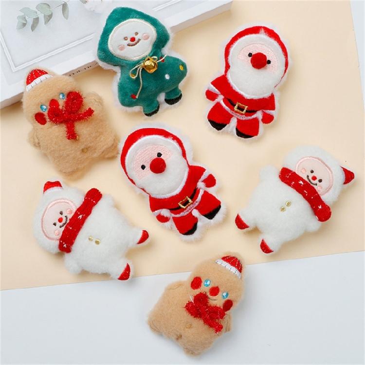 Christmas Brooch Pins for Women Lovely Badge Breastpin Santa Claus Lapel Pins Snowman Badge Pins