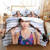 Vilmei Themed 3PCS Bedding Set Vivid Art Print Cozy Microfiber Bedding Kit For All Season Use