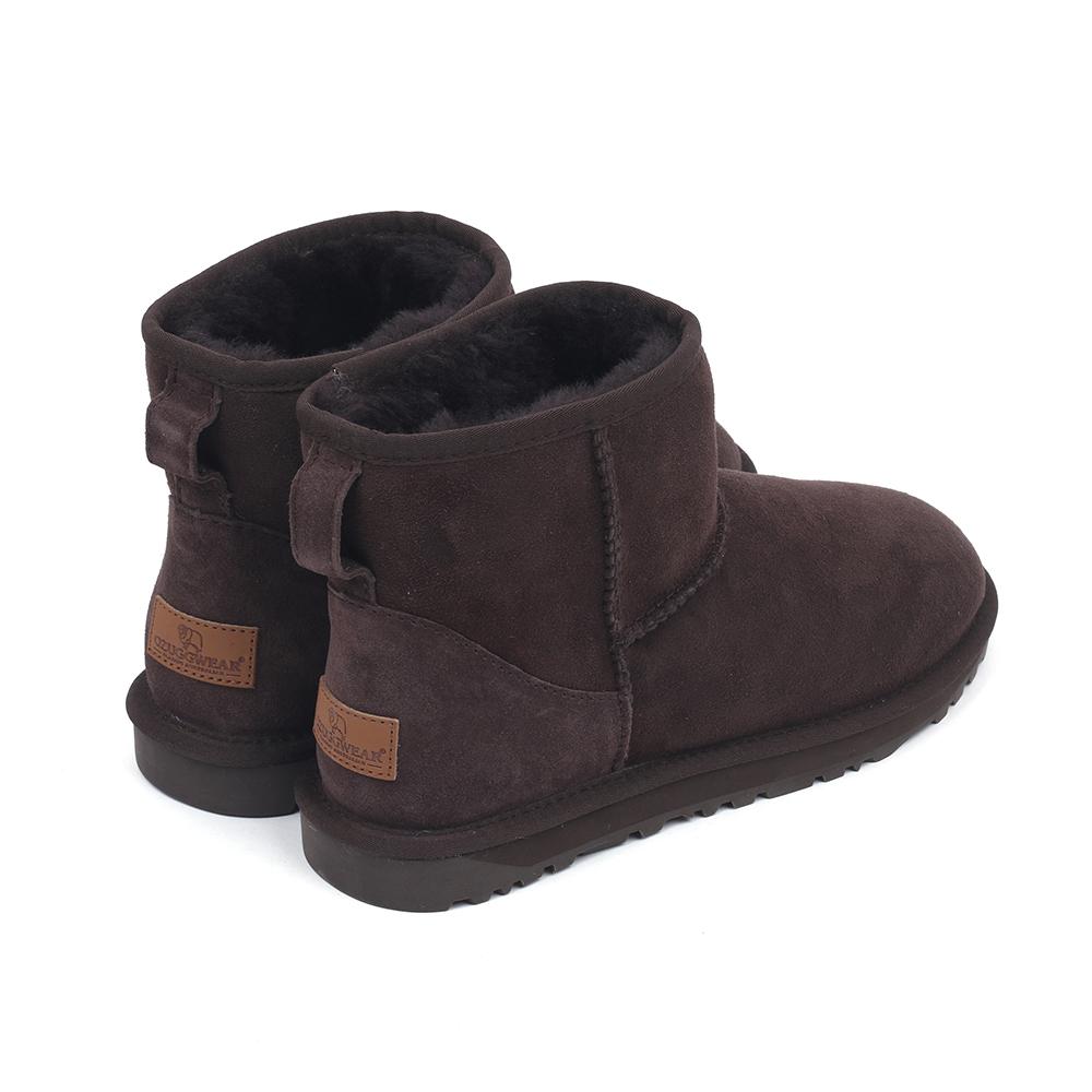 Oz Ugg Wear Adult Classic Mini Boots Choco