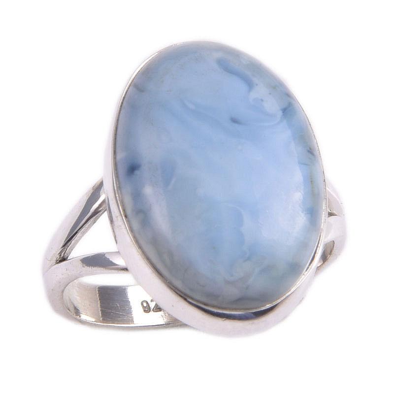Natural Owyhee Opal Gemstone 925 Solid Sterling Silver Jewelry Ring Size 7 D7p34