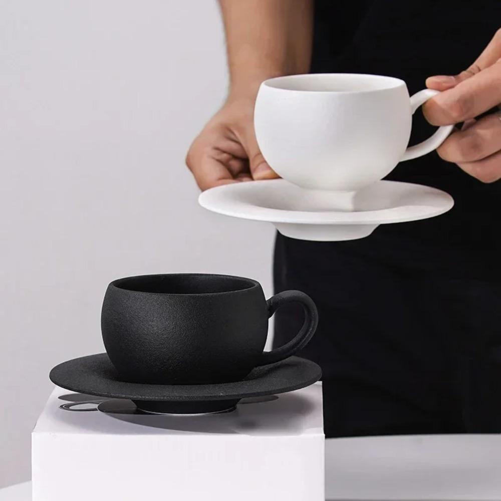 Ceramic Coffee Cup Set 300ml Milk Cup Creative Tea Cup  Restaurant