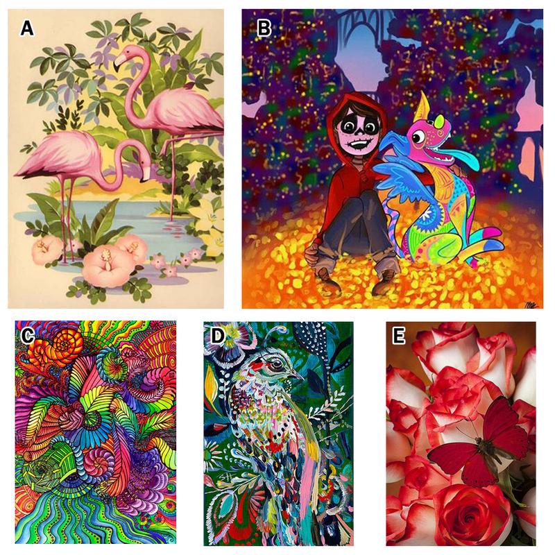 Buy PaintByNumber Painting DIY Rhinestones Cross Stitch Decorative