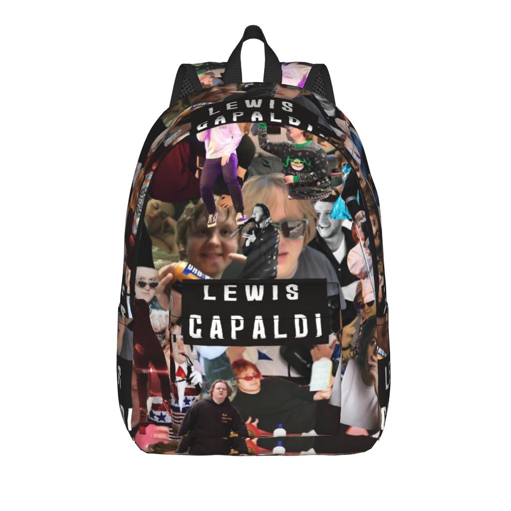 Lewis Capaldi Tour 2026 Casual Backpack Lightweight Student Business Daypack for Men Women Laptop Shoulder Bag