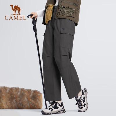 Women's Casual Cotton Straight-Leg Cuffed Cargo Pants