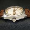 VINTAGE ENICAR AUTOMATIC SWISS MENS WHITE COLOR DIAL WATCH A700341-5 R202-a700341