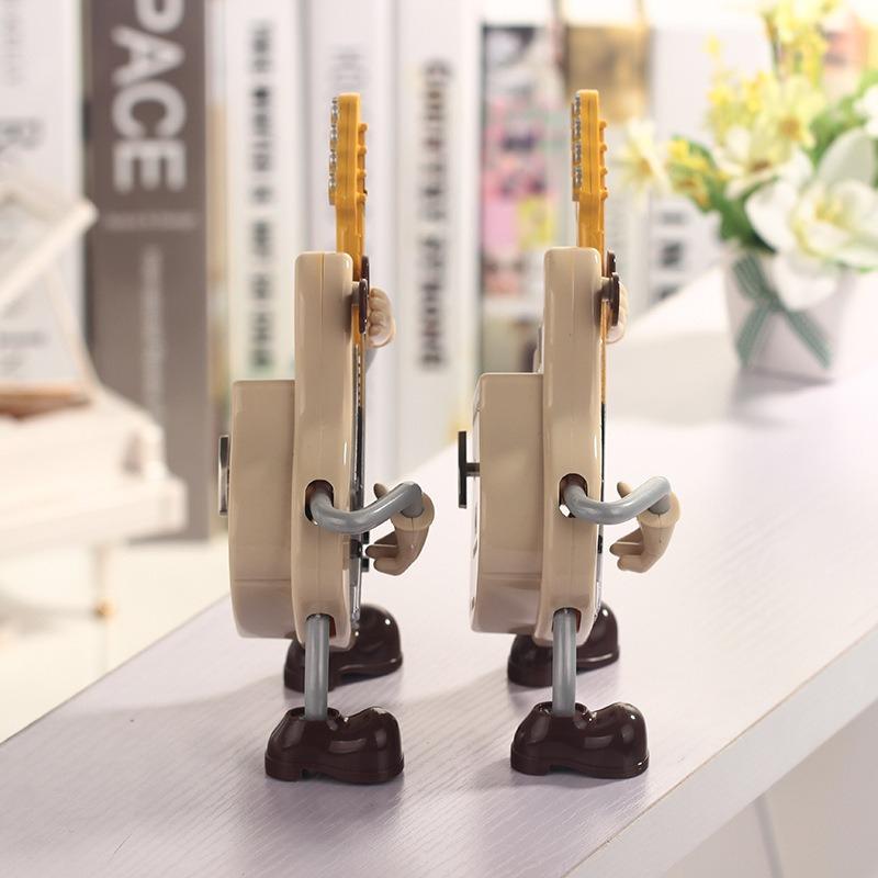 Cartoon Dynamic Guitar Music Box Desktop Decoration Ornament Creative Musical Instrument Music Box