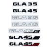 Badge Lettere Stemmi Logo Emblema 3D ABS per Bagagliaio Posteriore Auto GLA 35 45 45S Turbo 4matic Per GLA35 GLA45 GLA45S AMG X156 Accessori
