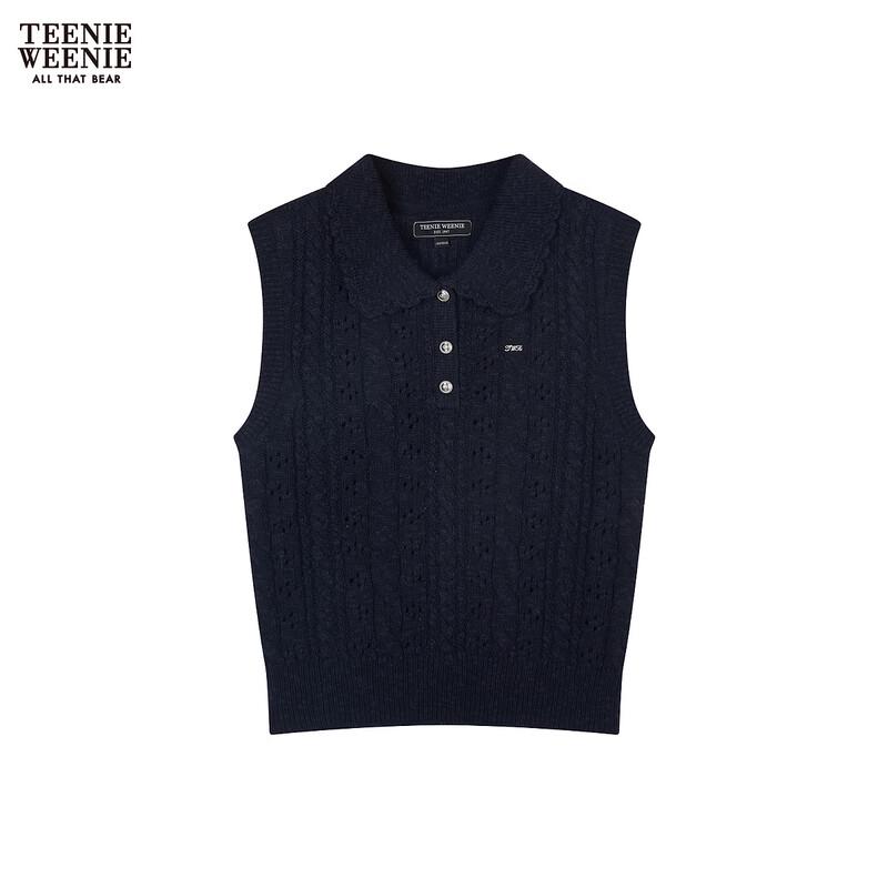 

Teenie Weenie Women s Polo Collar Sleeveless Knit Top S