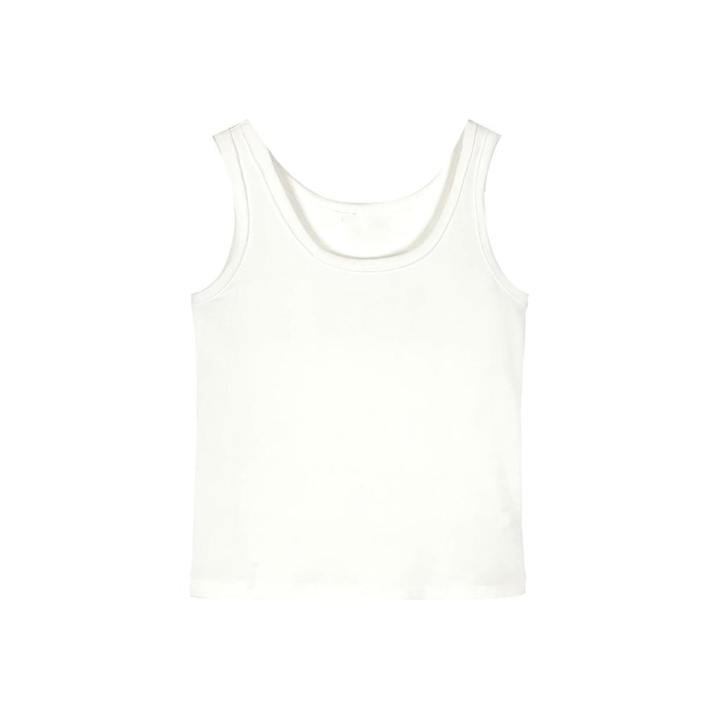MOXI Women's 2026 Spring Korean-Style U-Neck Sleeveless Vest Top