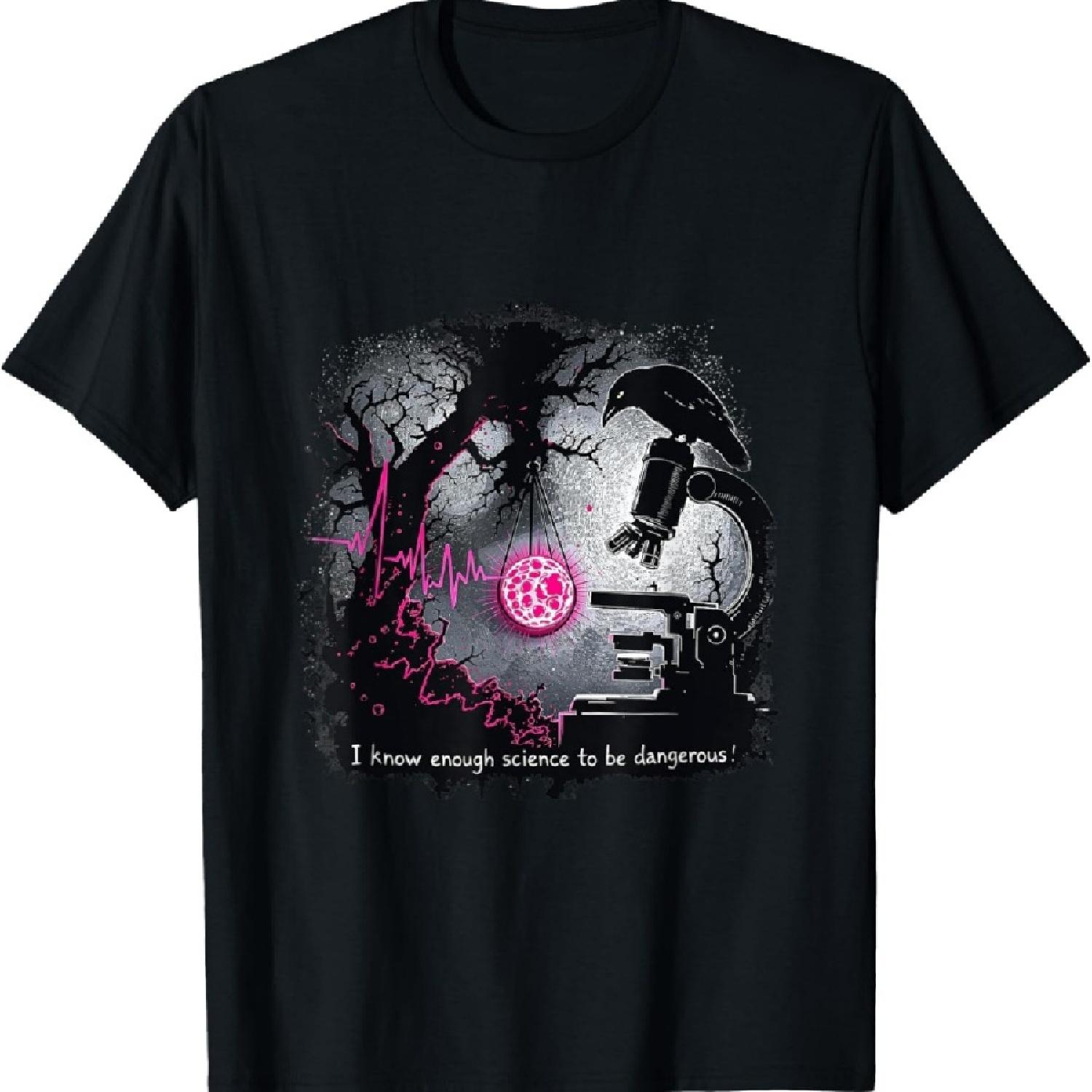 

I Know Enough Science to Be Dangerous – STEM Goth Design T-Shirt XXXXXL чёрный