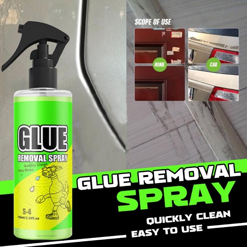 Car Window Film Adhesive Remover 100ml Glues Removal Sprayer for Window Decals Glues Labels Multifunctional Residues Remover