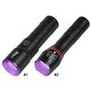 1-5PCS Portable Ultraviolet Torch Multi-Function Telescopic Zoomable Flashlight 3 Light Modes Waterproof UV Torch for Money