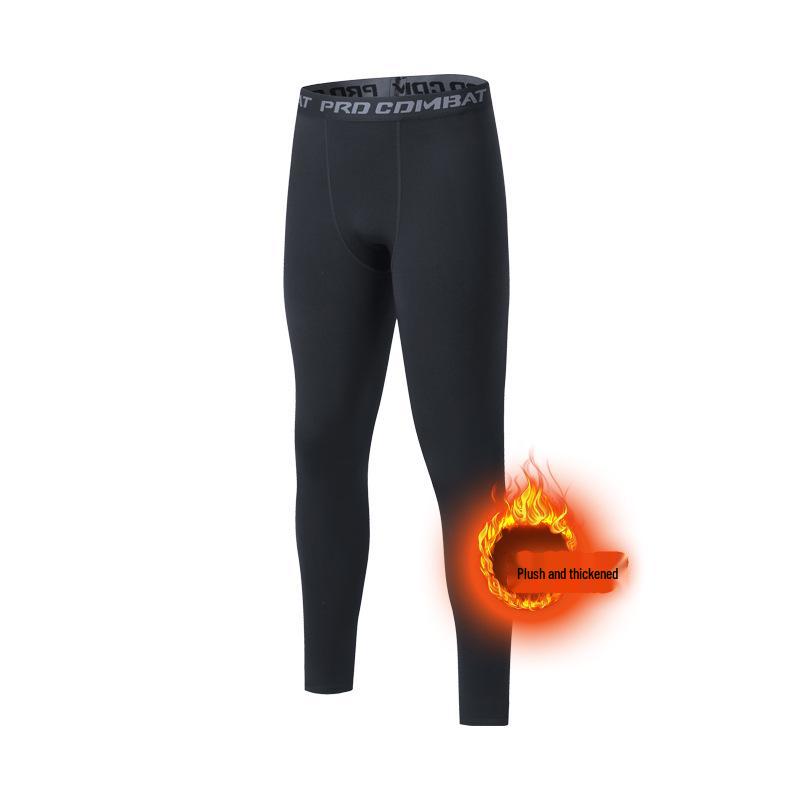 

Quick-dry Compression Sportswear: Fleece-lined, High-elastic, Long-sleeve, Tight-fit Base Layer for Running, Basketball, and Training. Medium