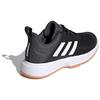 Adidas Essence Indoor Shock Absorbing Non-Slip Low-Top Badminton Shoes Unisex Shoes Black White FU8397