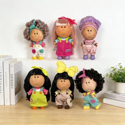Kartoffelpuppe mit Kleidung 18cm Bohnenauge Niedliche Vinylpuppe Für Kinder DIY Begleiterpuppe Geschenk Spielzeug Geburtstagsgeschenk Heimdekorationen