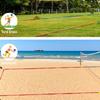 Outdoor Volleyball Boundaries Line with Ground Nails Volleyball Courts Webbing Marker for Sand Outdoor Grass Backyard