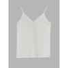 Damen Wimpernspitze Spitze V-Ausschnitt Cami-Weste Locker Ärmellos Camisole Sommer Lässig Oberbekleidung oder Inneres Tanktop