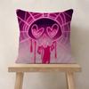 Anime Hhazbin Hhotel Angel  Pillow Covers Cartoon Sofa Decorative Home Doublesided Printing Short Plush Cute Cushion Cover