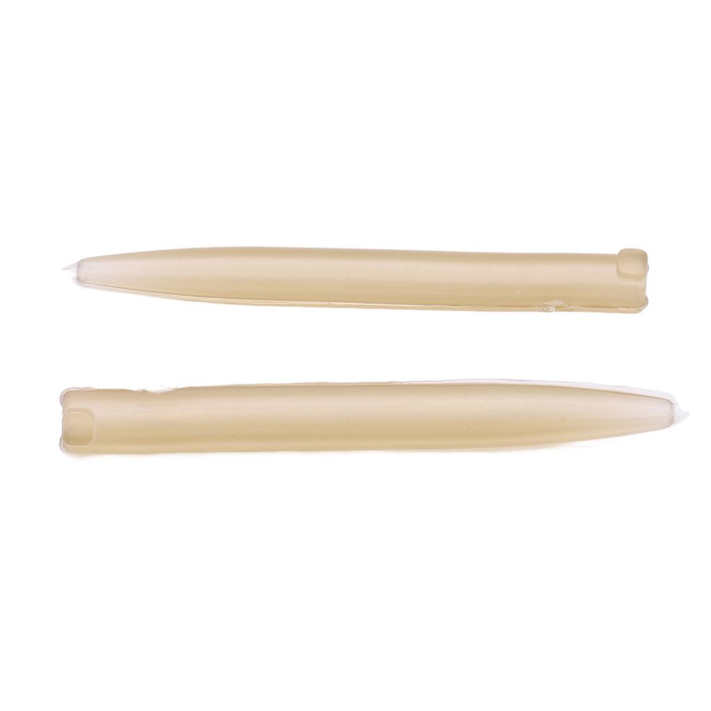 15pcs Fishing Anti Tangle Sleeves Anti Corrosion Rubber Tip Tube Terminal Fishing Accessories