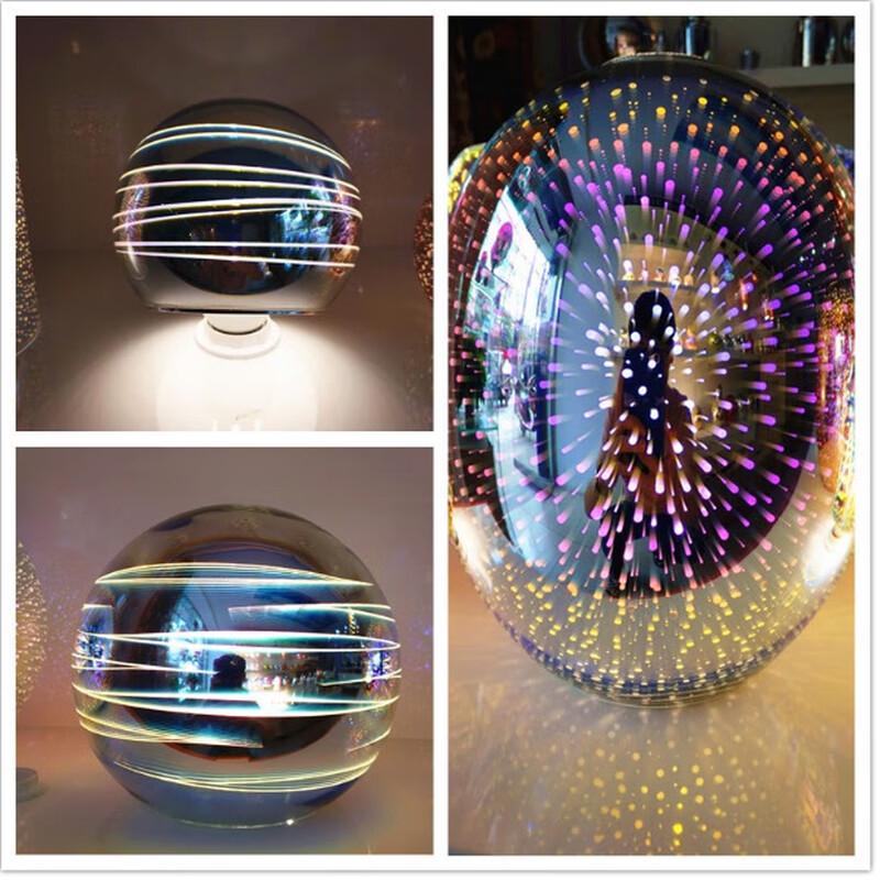 Creative 3D Color Glass Chandelier
