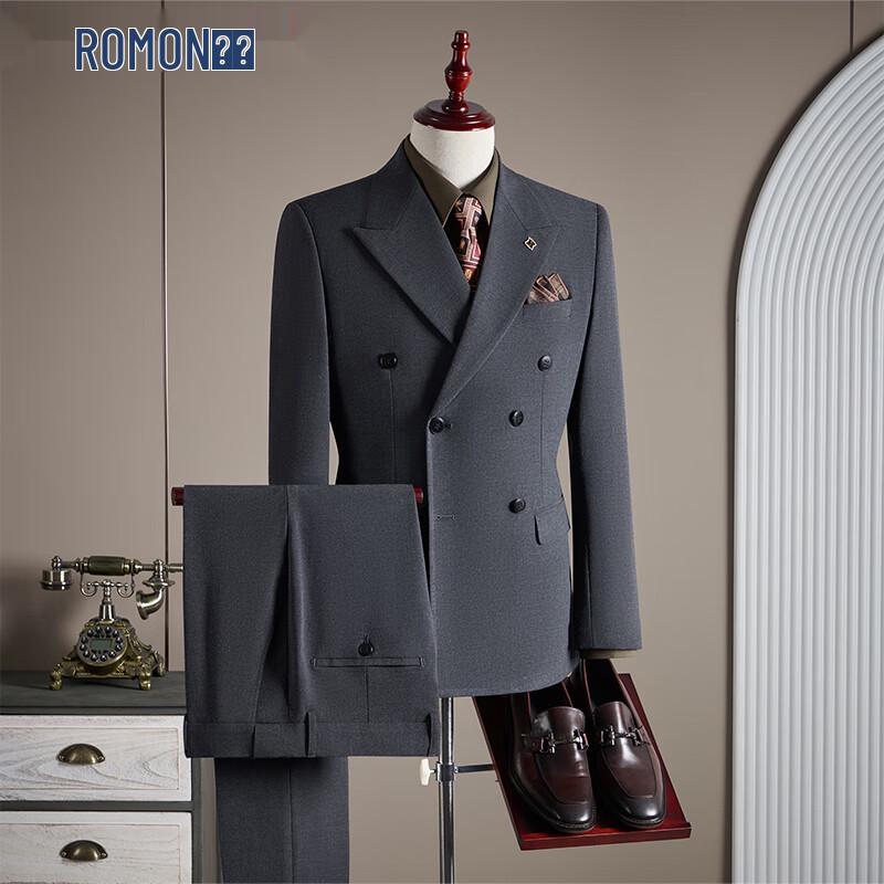 

Romon Men s Business Classic 3-Piece Suit Set 2XL