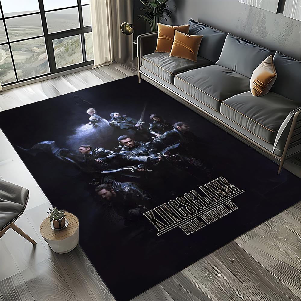 27 Style New Sephiroth Final Fantasy Games Cloud Tifa Aerith Carpet Rug for Living Room Bedroom Home Sofa,Kid Non-slip Floor Mat