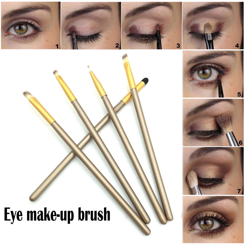 Buy 5PCS Makeup Brush Set Eye Shadow Brush Cosmetics Blending Brush ...