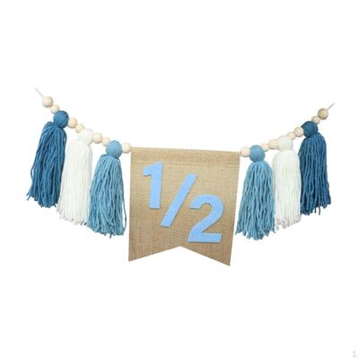 Bannière 1/2 Anniversaire Accessoires Photo Chaise Haute Décoration