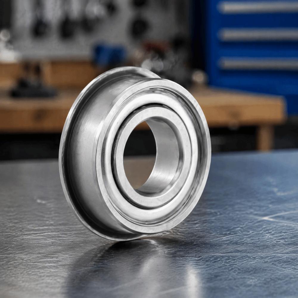 10 Pcs Double Shielded Flanged Ball Bearings F688-ZZ Metal Assemblies Deep Groove  Power Tools