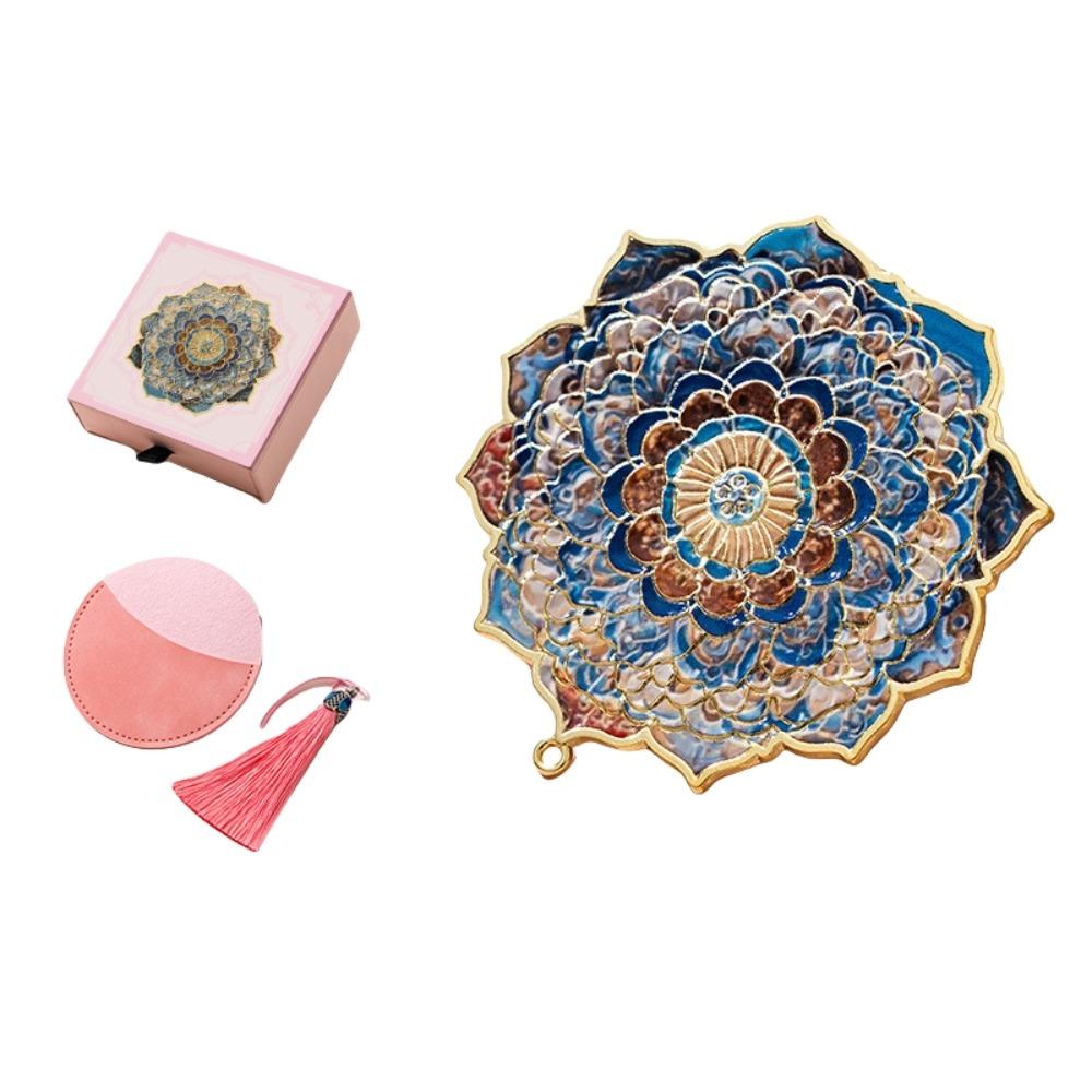 Tassel Chinese Style Mirror Copper Vanity Mirror Portable Vintage Mirror Makeup