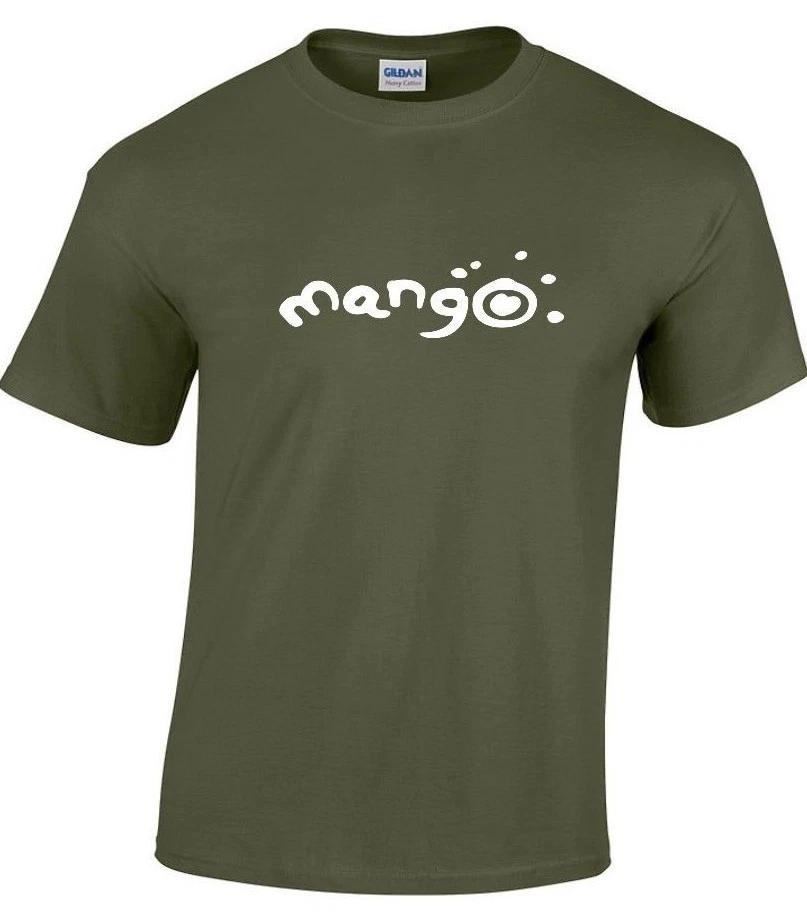 Mango Airlines White Logo South African Aviation Military Green Cotton T-Shirt M