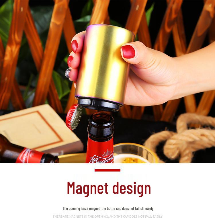 Automatický nerezový otvírák na láhve a víno pro domácí a barové použití