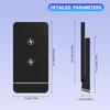 Double Coil Wireless Charger Foldable Phone Holder Stand For iPhone 16 15 14 13 12 Pro Max Samsung Xiaomi Fast Charging Station