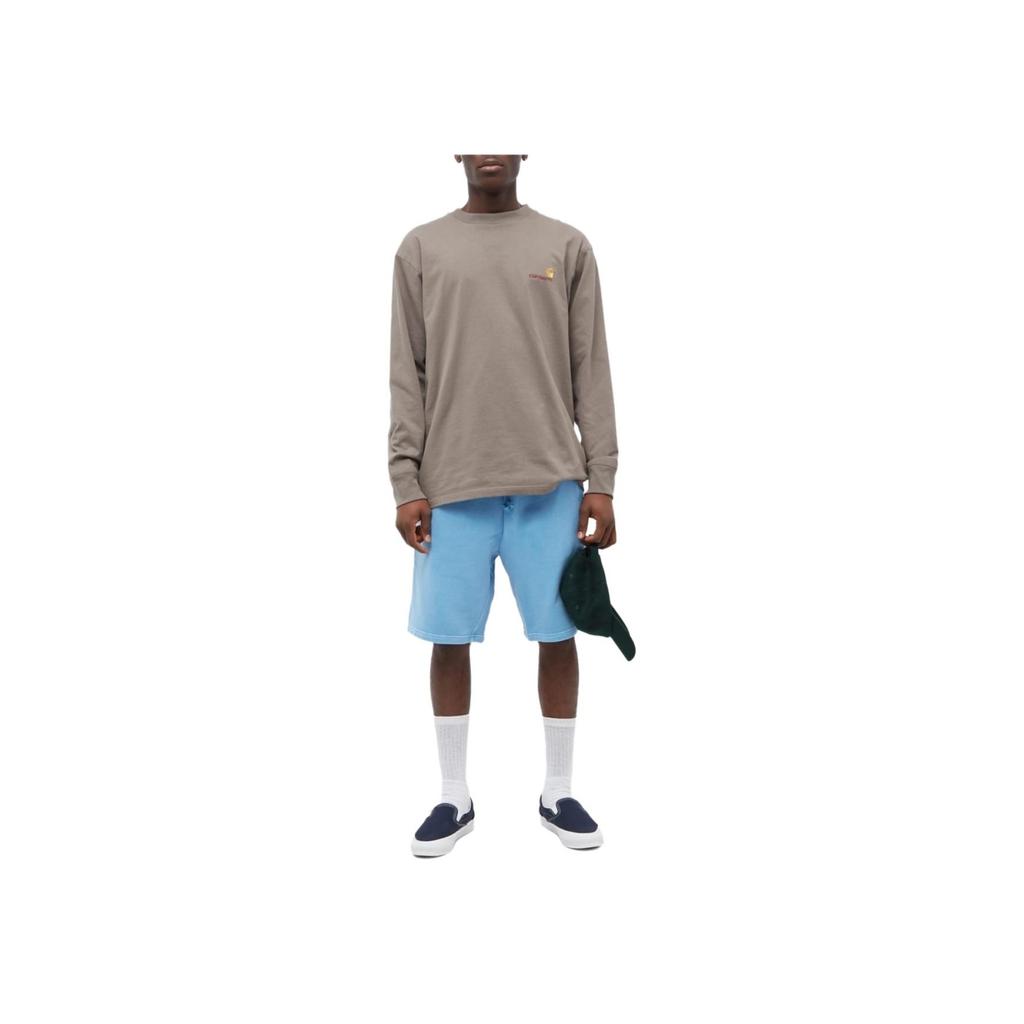 Carhartt WIP SS23 Solid Color Elastic Waist Straight Leg Casual Shorts Men shorts Blue I030130-1D5-GD