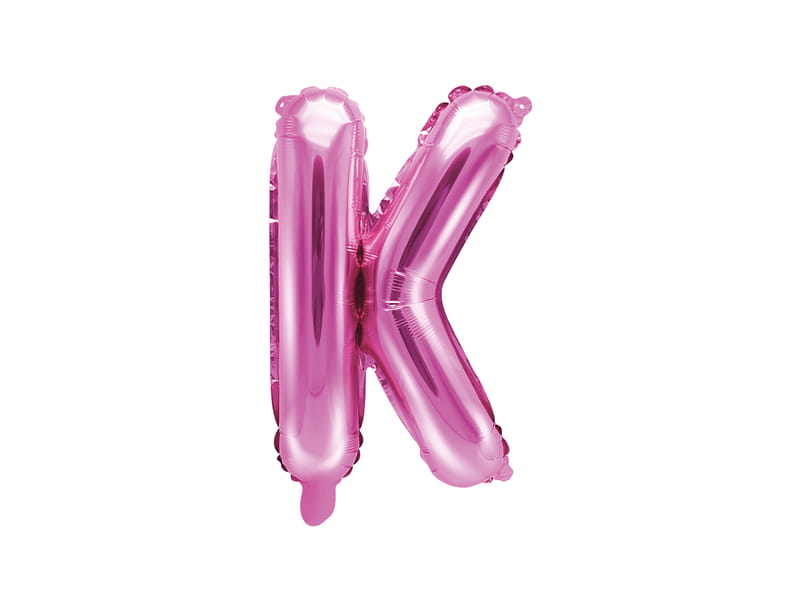 Foil Balloon Letter "K" Dark Pink 35