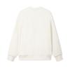 FILA Original Double Logo Solid Color Crew Neck Long Sleeve Sweatshirt Unisex sweatshirt F51U639201FWT