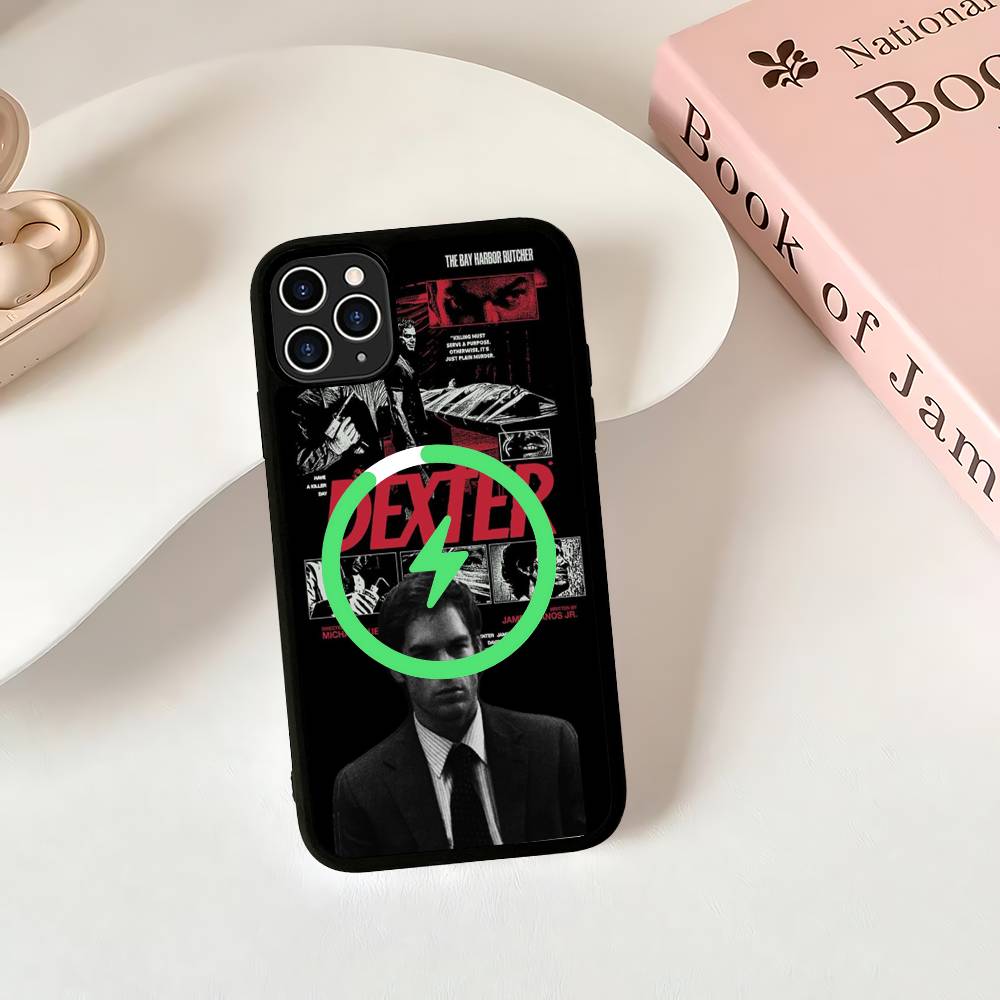 

Чехол для телефона Декстер Морган для IPhone 16 15 14 13 12 11 17 Pro Max Plus Магнитный Беспроводная Зарядка iPhone 15 pro