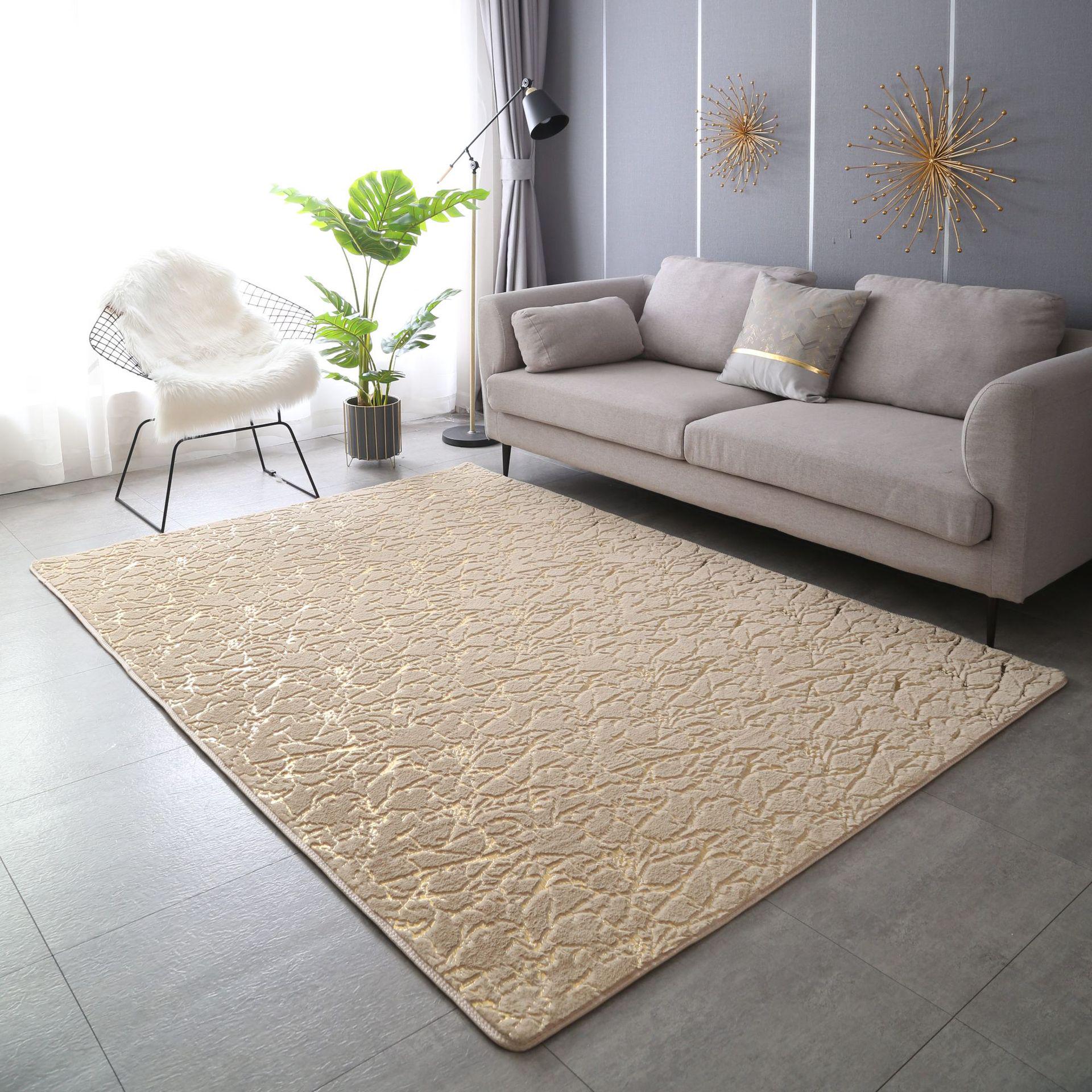 

Современный минималистичный ковер из искусственного кроличьего меха с тиснением для гостиной, спальни или диванной зоны 200x300 cm